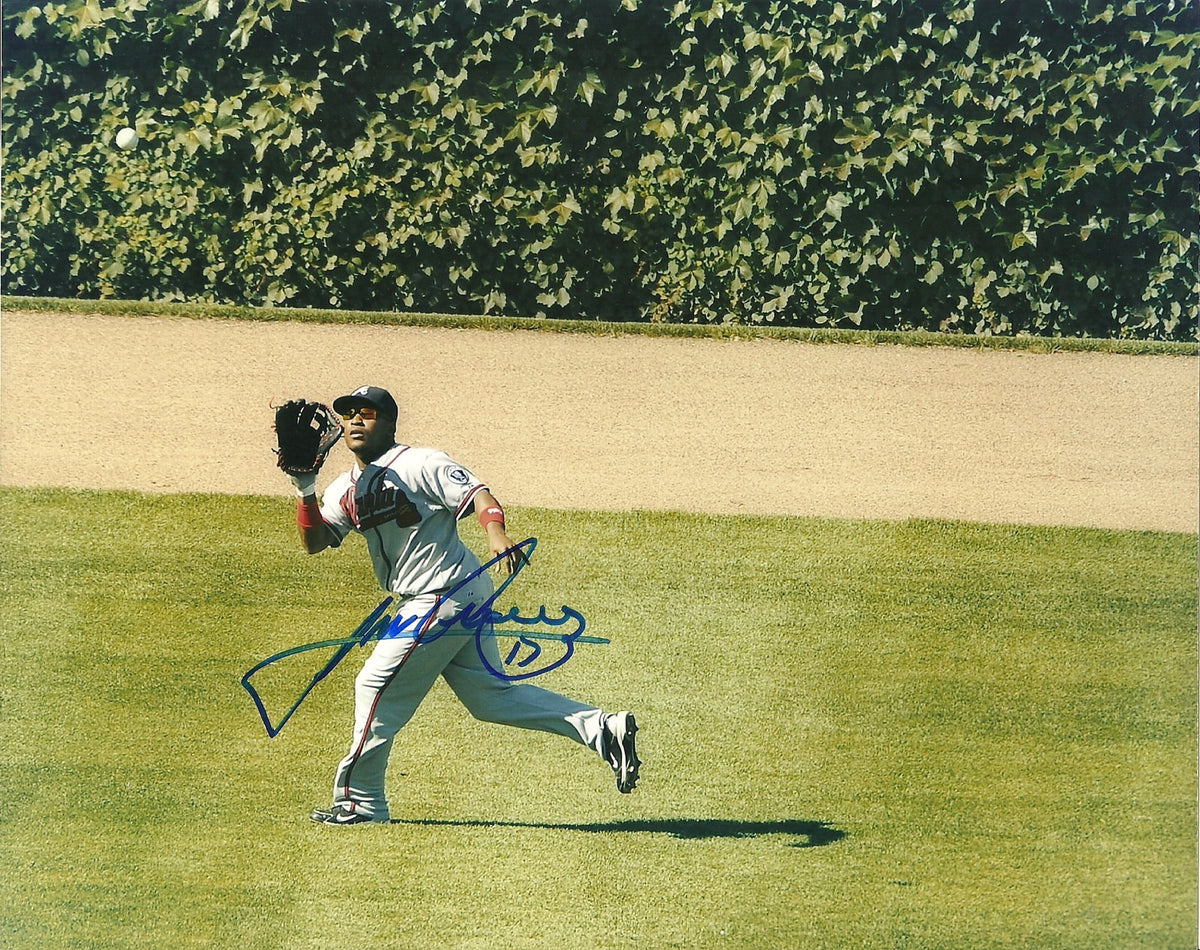 JOSE COSTANZA ATLANTA BRAVES SIGNED AUTOGRAPHED 8x10 PHOTO W/COA OUTFIELD