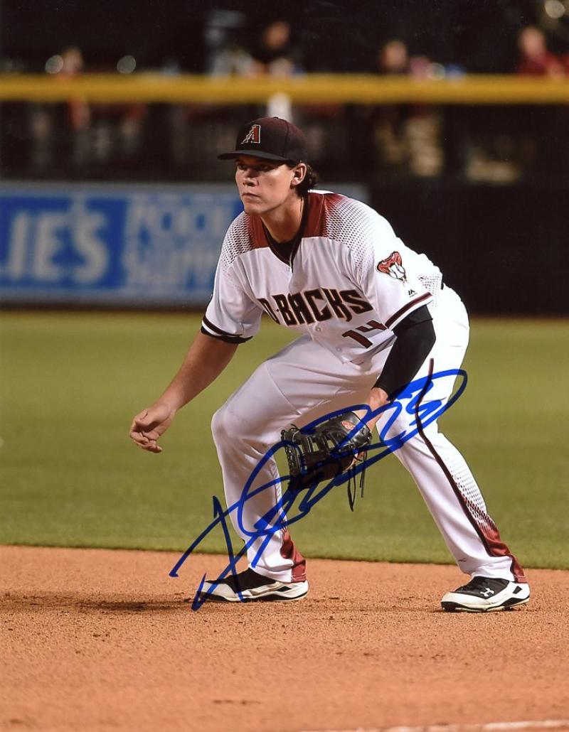 PETER O'BRIEN ARIZONA DIAMONDBACKS SIGNED AUTOGRAPHED #14 8X10 PHOTO W/COA