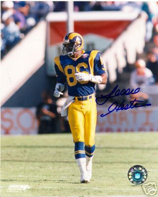 JESSIE HESTER LOS ANGELES RAMS SIGNED 8X10 PHOTO W/COA