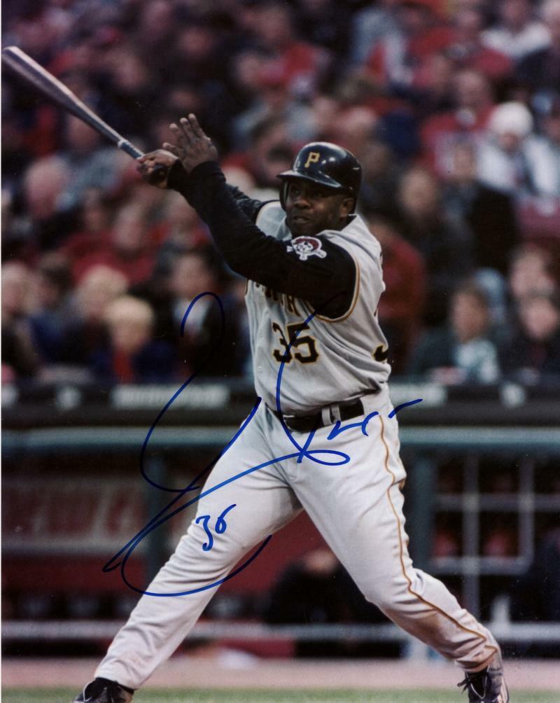 RANDALL SIMON PITTSBURGH PIRATES SIGNED AUTOGRAPHED 8X10 PHOTO W/ COA