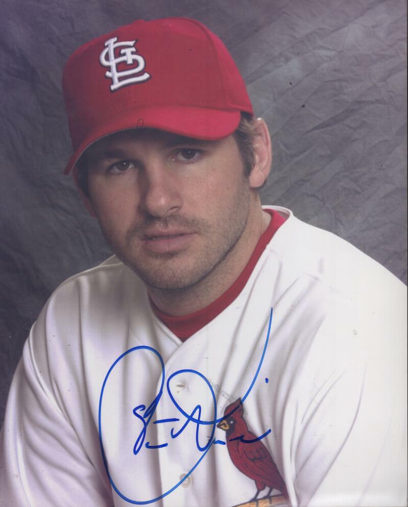 STEVE KLINE ST. LOUIS CARDINALS SIGNED AUTOGRAPHED 8X10 PHOTO W/ COA
