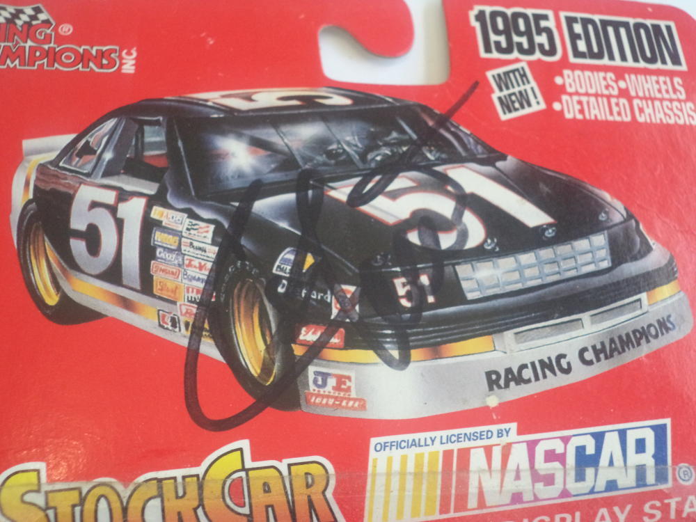CHAD LITTLE 1995 STOCKCAR SIGNED ON COVER W/COA