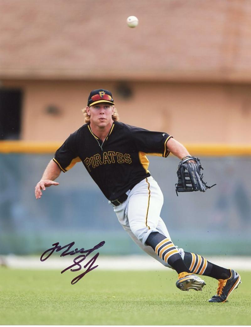 MICHAEL SUCHY PITTSBURGH PIRATES SIGNED 8X10 PHOTO W/COA