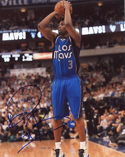 RODRIGUE BEAUBOIS DALLAS MAVERICKS SIGNED 8X10