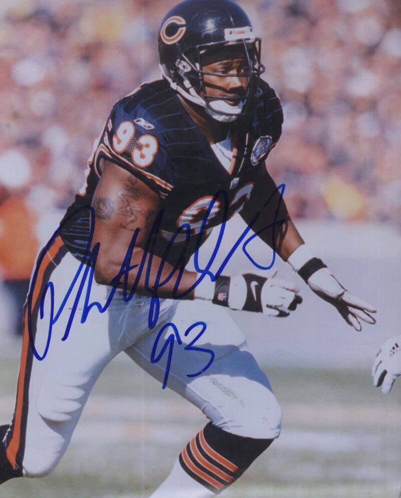 PHILLIP DANIELS BEARS SIGNED AUTOGRAPHED 8X10 PHOTO W/ COA