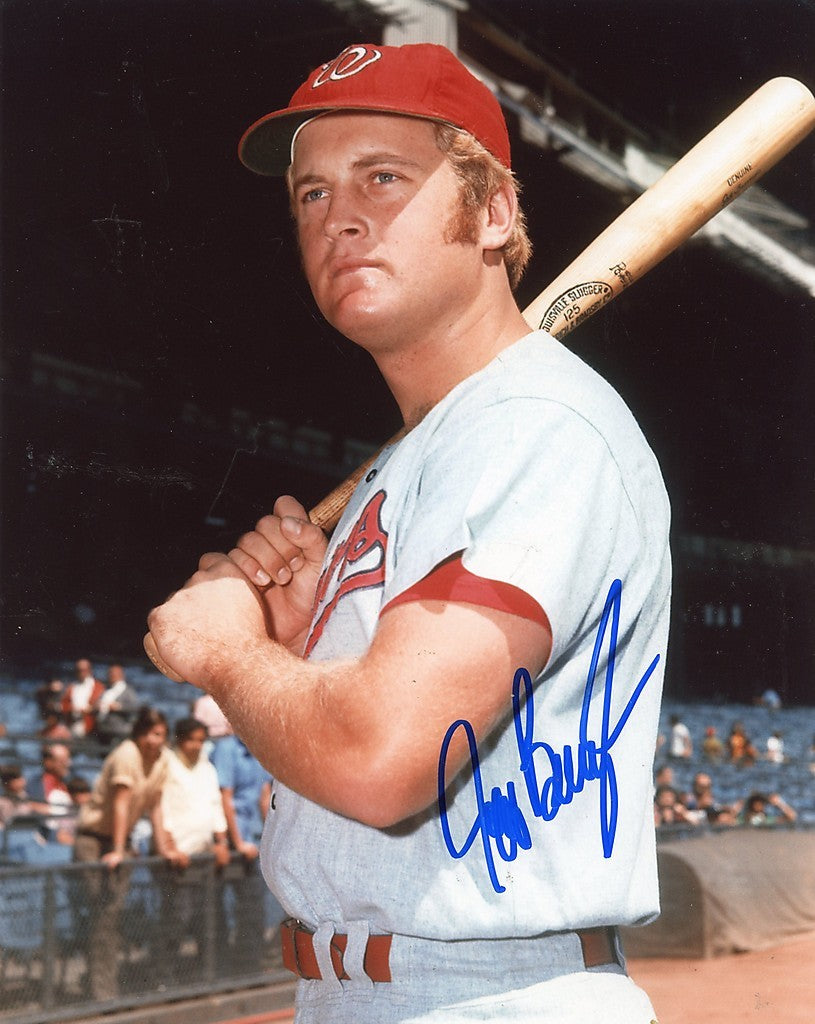 JEFF BURROUGHS WASHINGTON SENATORS AUTOGRAPHED SIGNED 8X10
