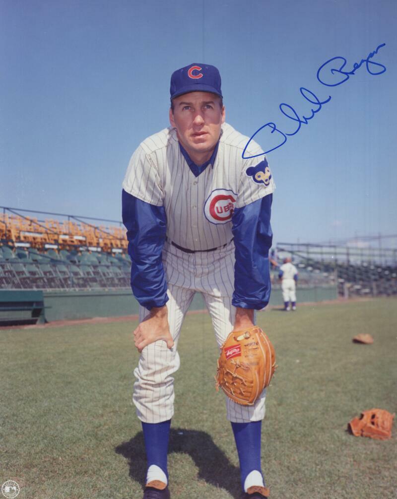 PHIL REGAN CHICAGO CUBS SIGNED AUTOGRAPHED 8X10 PHOTO W/ COA