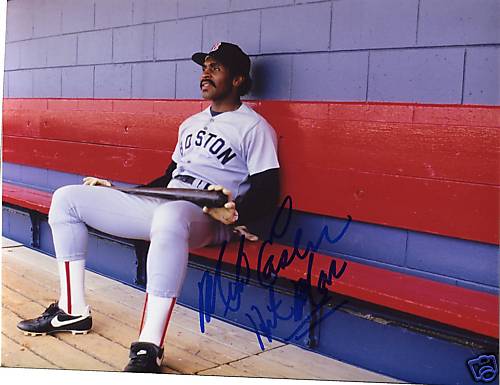MIKE EASLER BOSTON RED SOX SIGNED 8X10