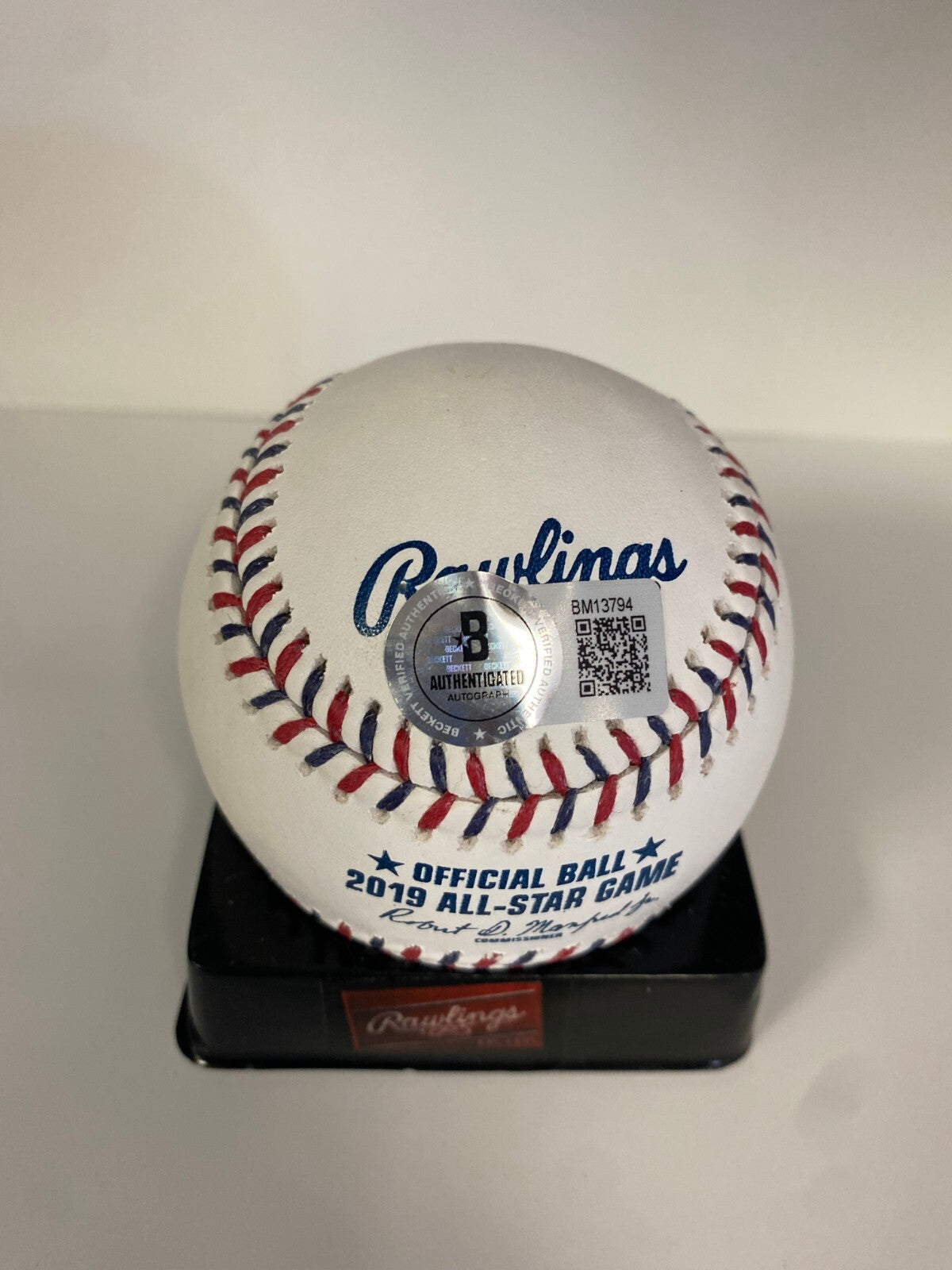JOSH HADER BREWERS SIGNED AUTOGRAPHED 2019 ALL STAR BASEBALL BECKETT AUTHENTIC