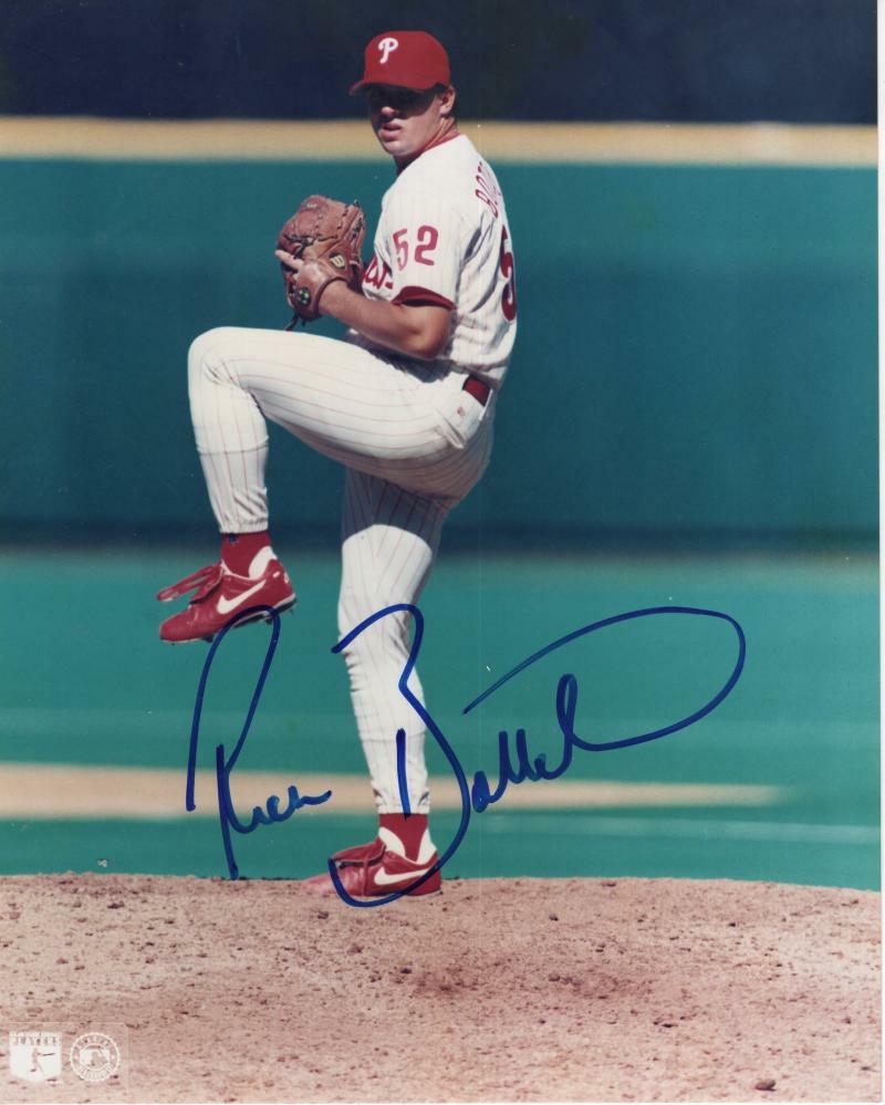 RICKY BOTTALICO PHILADELPHIA PHILLIES SIGNED AUTOGRAPHED 8X10 PHOTO W/ COA