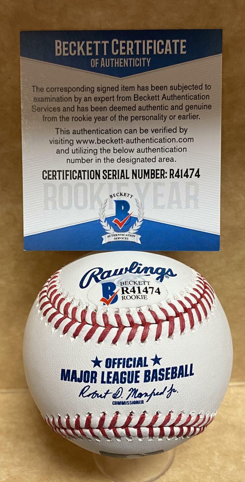 KODY HOESE LOS ANGELES DODGERS 1ST ROUND PICK SIGNED M.L. BASEBALL R41474
