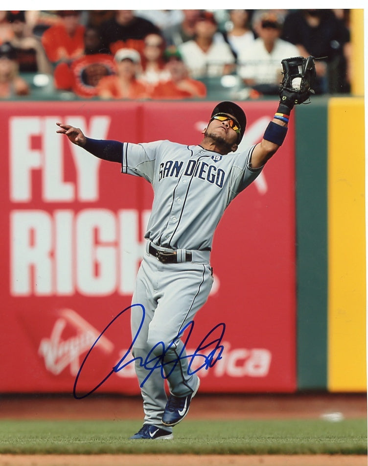 ALEXI AMARISTA SAN DIEGO PADRES SIGNED AUTOGRAPHED 8X10 PHOTO INFIELD
