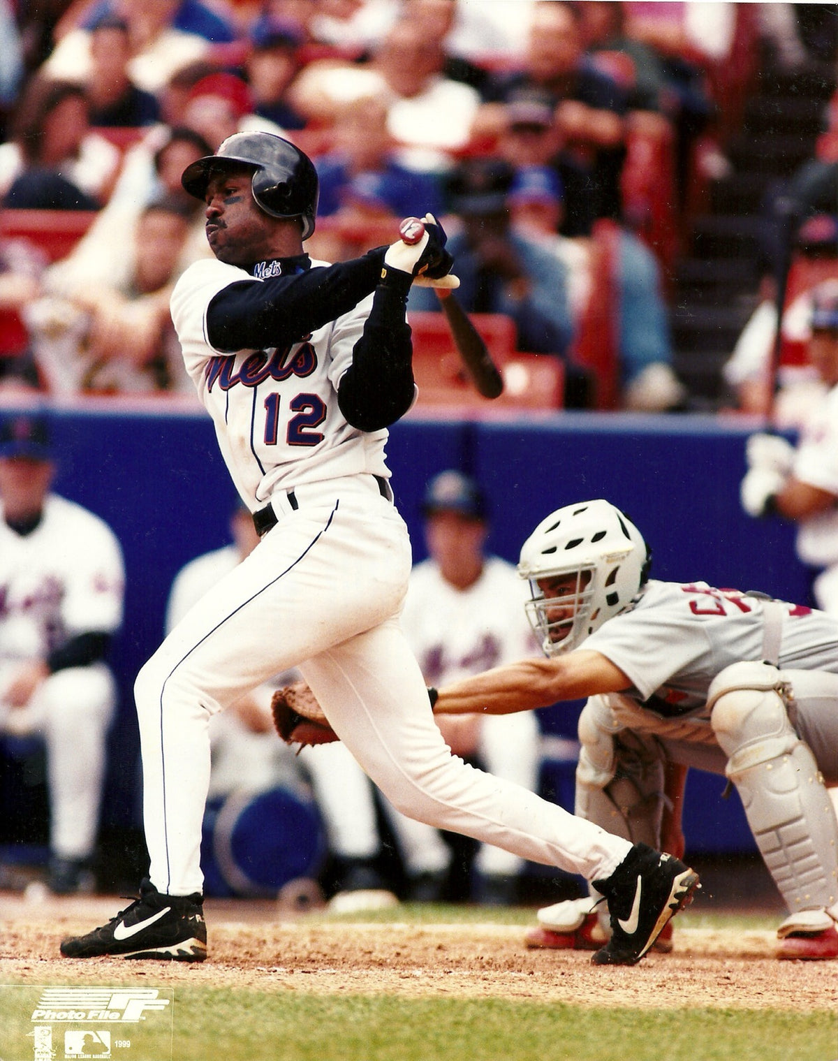 SHAWON DUNSTON NEW YORK METS MLB BASEBALL UNSIGNED 8x10 PHOTO