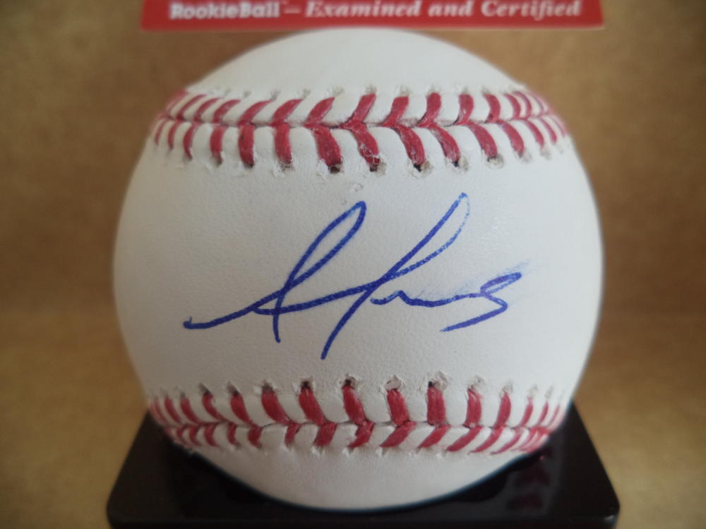 ALEX REYES ST. LOUIS CARDINALS ROOKIE GRAPH SIGNED M.L. BASEBALL PSA/DNA R36141