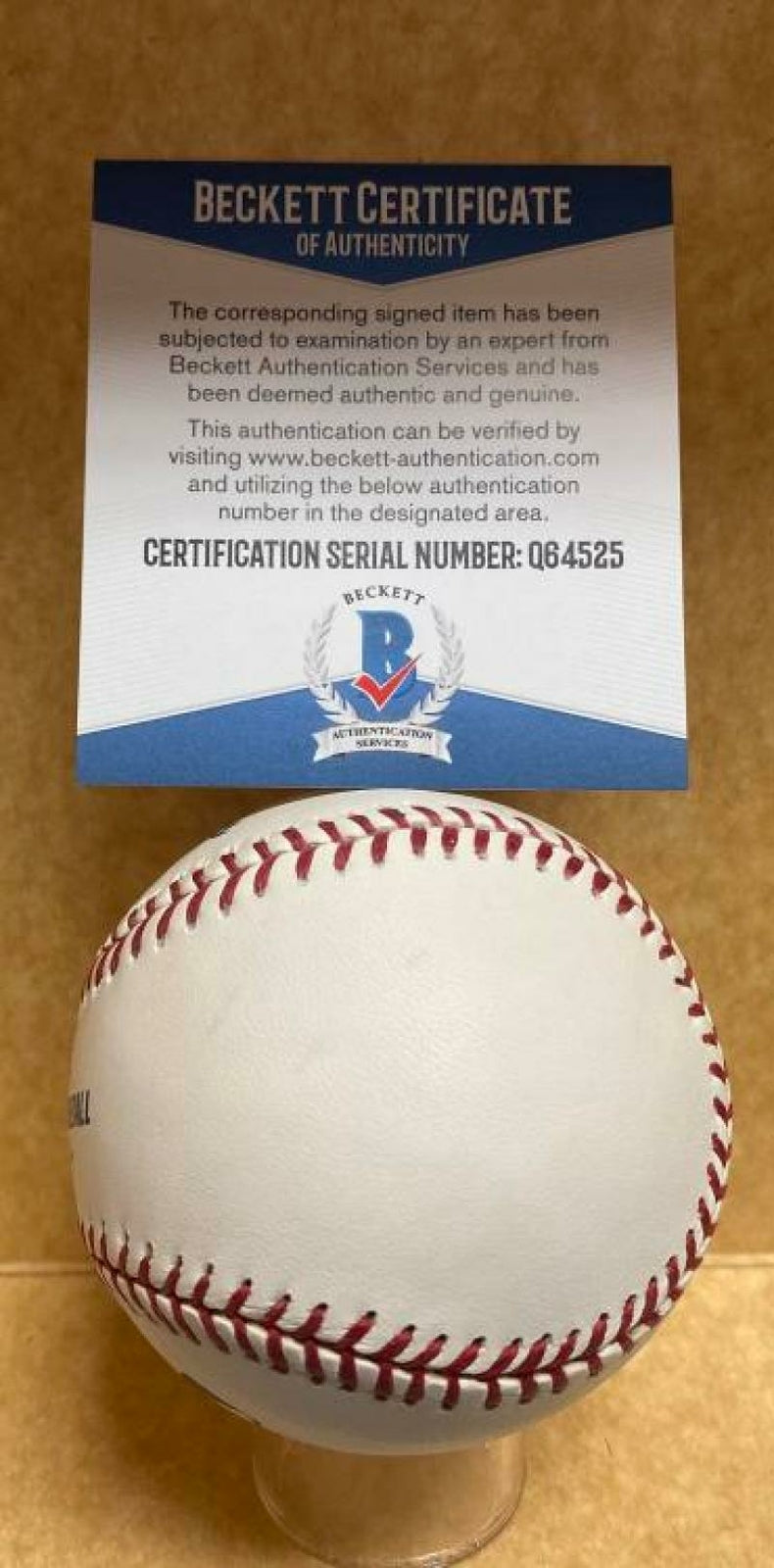 BERT CAMPANERIS 6X AS (ALL STAR) SIGNED AUTOGRAPHED M.L. BASEBALL BECKETT Q64525