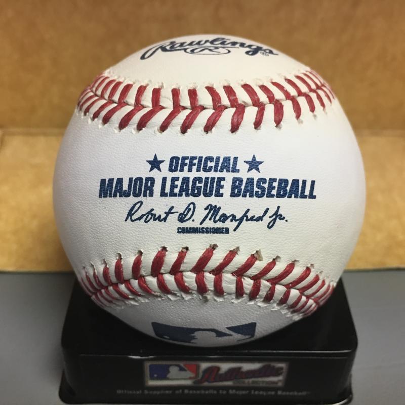 A.J. LADWIG DETROIT TIGERS M.L. SIGNED BASEBALL W/COA