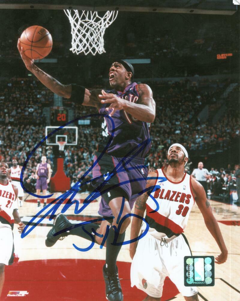 JEROME WILLIAMS TORONTO RAPTORS SIGNED AUTOGRAPHED 8X10 PHOTO W/ COA