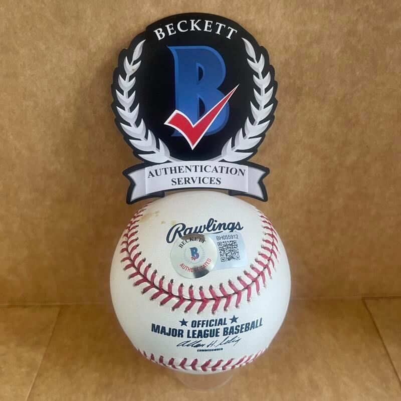 ALVIN DARK BOSTON BRAVES 48 ROY SIGNED AUTOGRAPHED M.L. BASEBALL BAS AUTHENTICAT