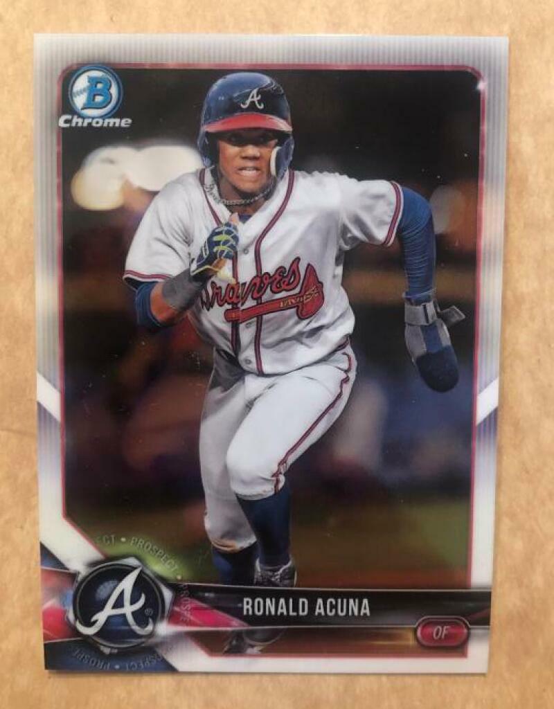 2018 BOWMAN CHROME RONALD ACUNA BRAVES BCP1