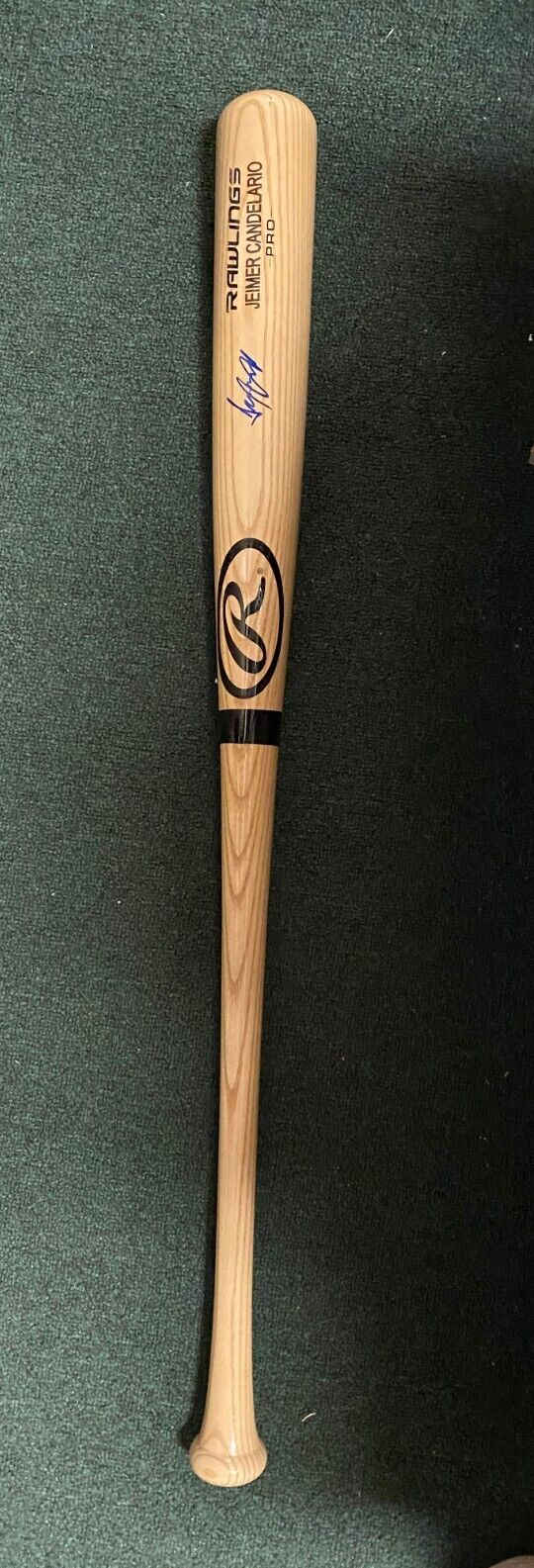 JEIMER CANDELARIO REDS/TIGERS/NATIONALSSIGNED AUTOGRAPHED RAWLINGS BAT JSA