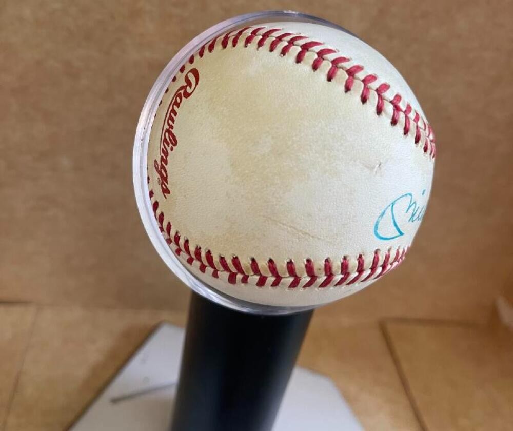 MICKEY MANTLE NY YANKEES SIGNED 1983 ALL STAR BASEBALL JSA