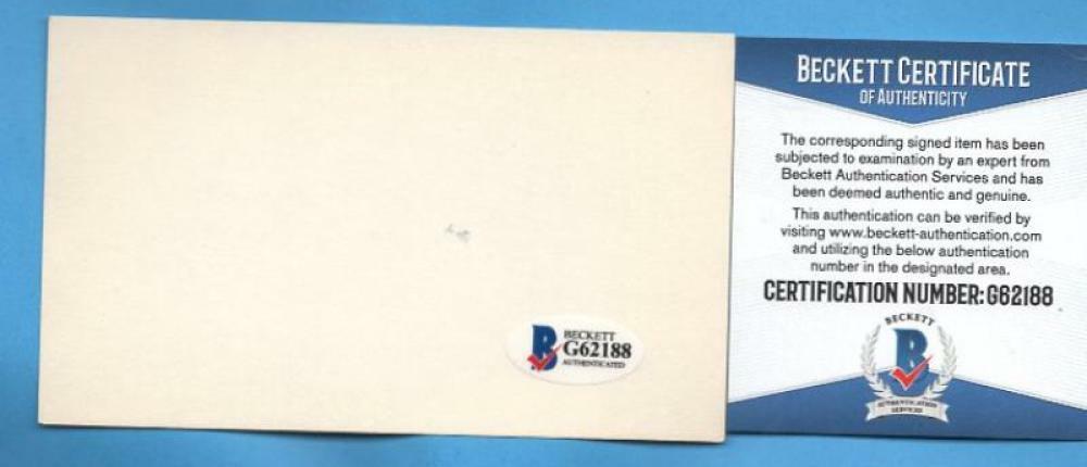 MIKE FLANAGAN ORIOLES 3X5 INDEX CARD BECKETT G62188