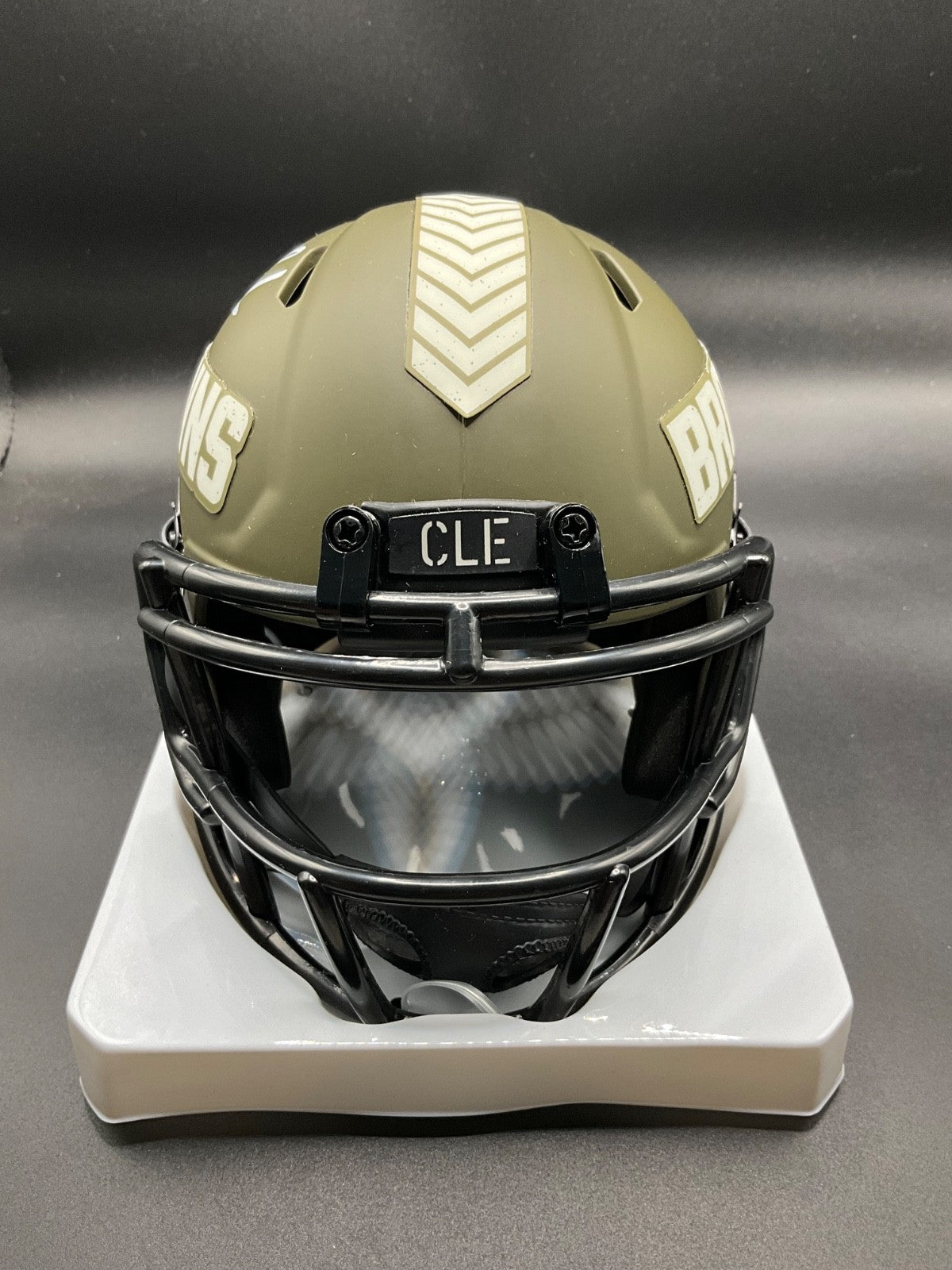 Josh Gordon Signed Cleveland Browns Salute to Service Mini Helmet Beckett Auto
