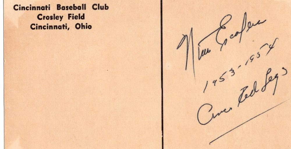 LUIS ALVARADO INDIANS PERSONALIZED RARE 3 1/2 X 5 PHOTO POST CARD JSA V44642