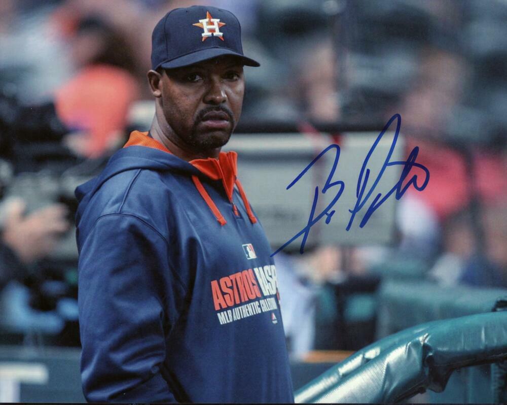 BO PORTER HOUSTON ASTROS SIGNED AUTOGRAPHED 8X10 PHOTO W/ COA