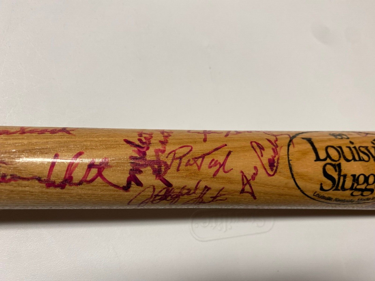 MLB GREATS MULTI SIGNED AUTOGRAPH LV SLUGGER MEMORIAL CLASSICS SPLIT BAT COA !