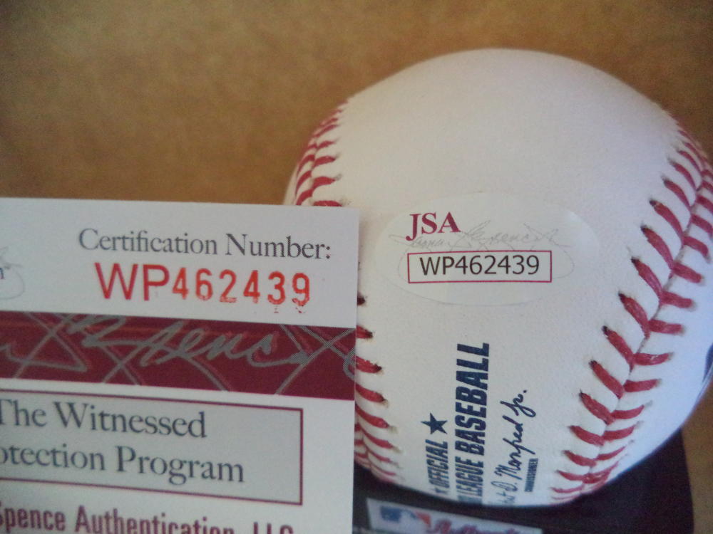 MANUEL MARGOT SAN DIEGO PADRES SIGNED AUTO ML BASEBALL JSA WP462439