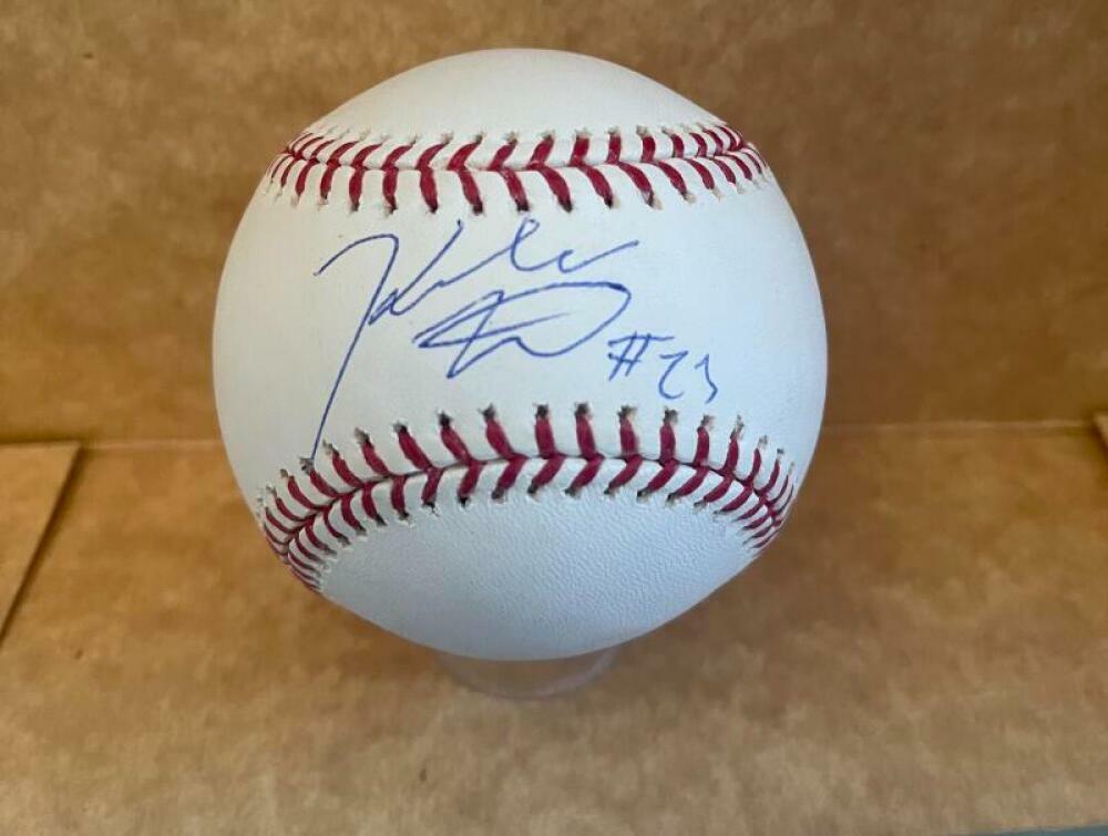 KAHLIL WATSON MIAMI MARLINS ROOKIE YEAR SIGNED M.L. BASEBALL BECKETT