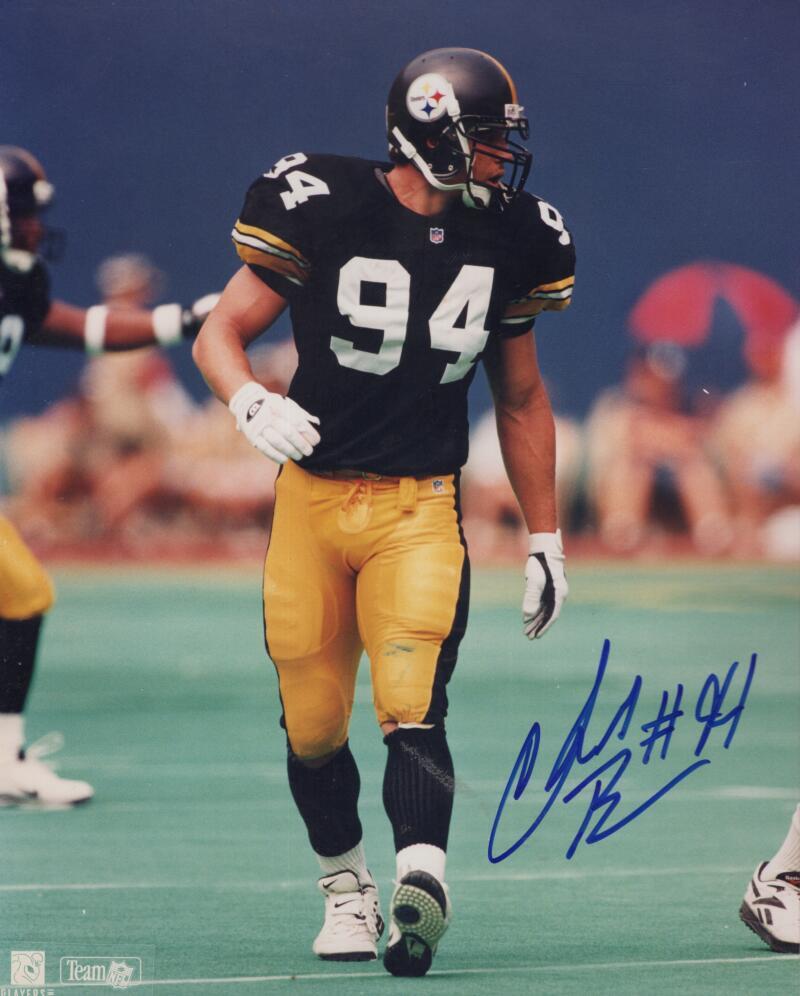 CHAD BROWN STEELERS SIGNED AUTOGRAPHED 8X10 PHOTO W/ COA