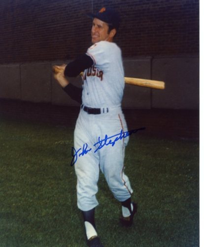 JOHN STEPHENSON SAN FRANCISCO GIANTS SIGNED 8X10 PHOTO