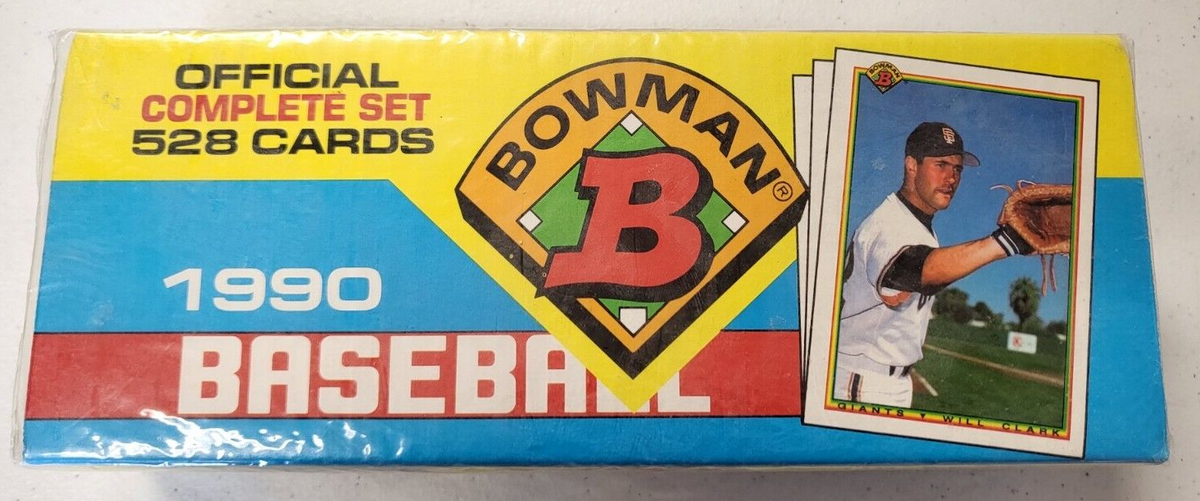 1990 BOWMAN BASEBALL COMPLETE CARD SET 528 FACTORY SEALED