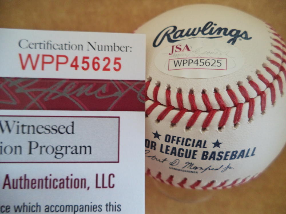 TAYLOR TRAMMELL SIGNED AUTO 2018 FUTURES GAME BASEBALL REDS/MVP JSA WPP45625