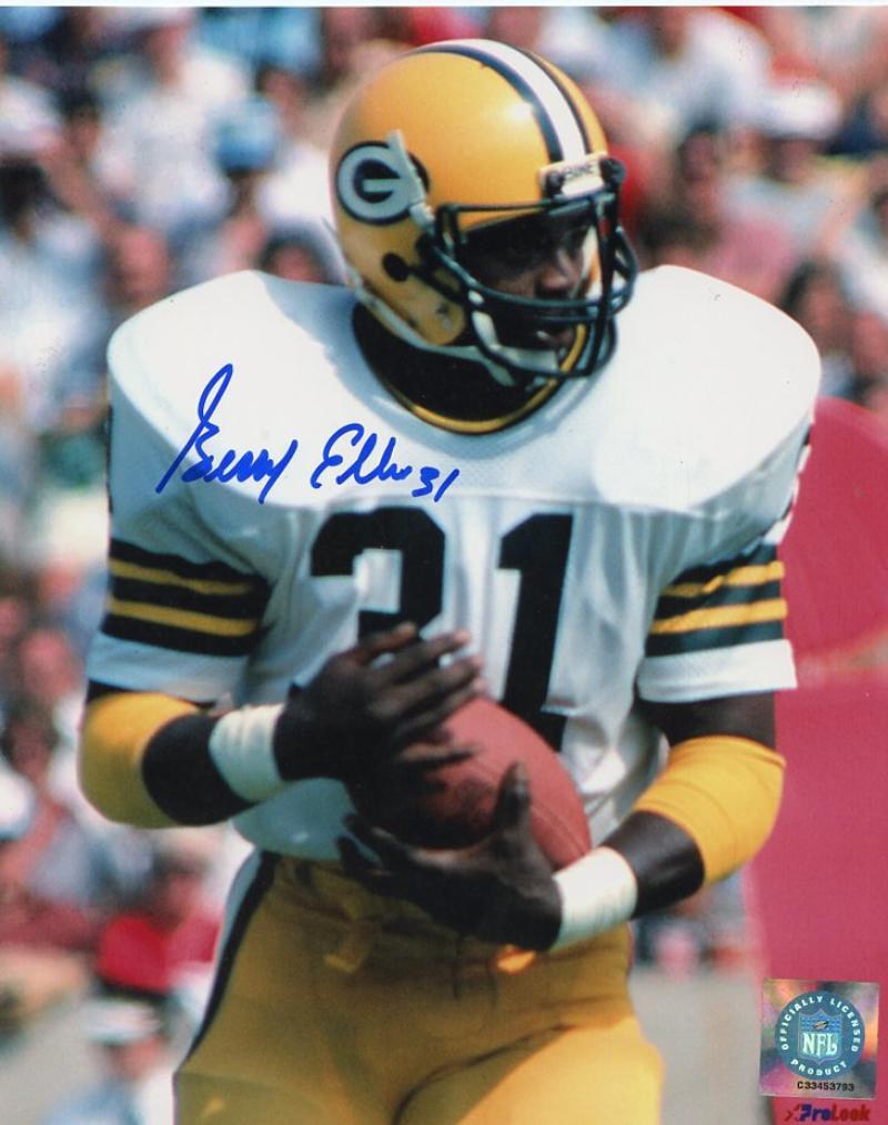 GERRY ELLIS GREEN BAY PACKERS SIGNED AUTOGRAPHED 8X10 PHOTO W/COA