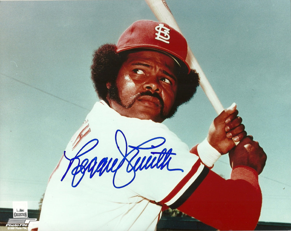 REGGIE SMITH ST LOUIS CARDINALS SIGNED AUTOGRAPHED 8x10 PHOTO W/COA