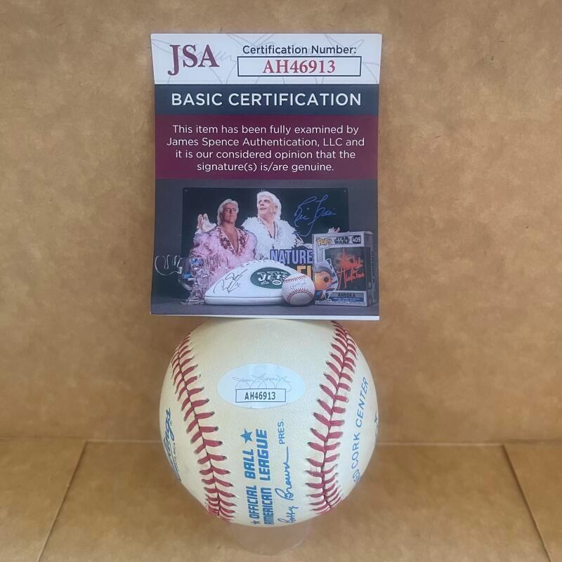 BROOKS ROBINSON ORIOLES SIGNED AUTO A.L. BASEBALL JSA AH46913