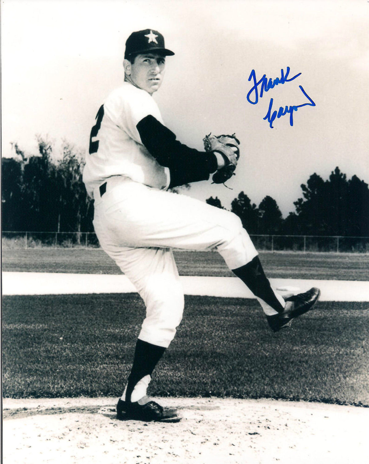 FRANK CARPIN HOUSTON ASTROS AUTOGRAPHED SIGNED 8X10 PHOTO W/COA