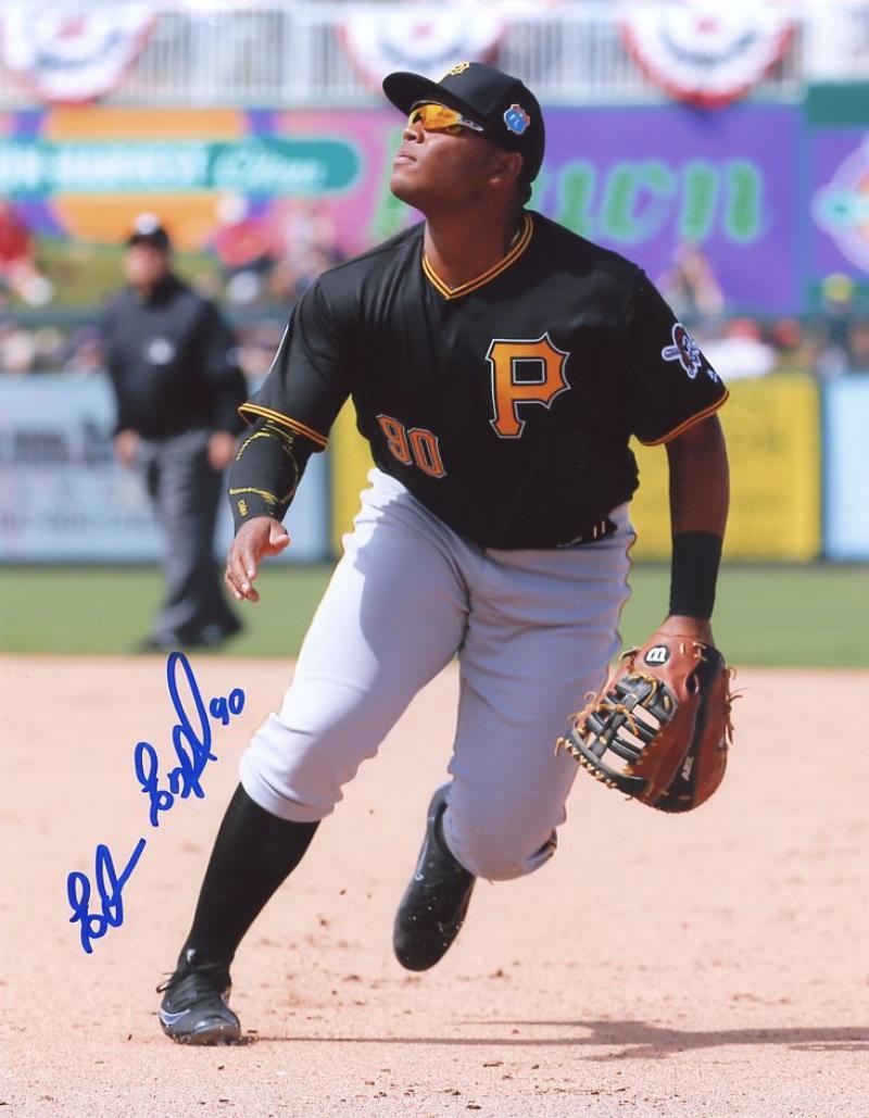 EDWIN ESPINAL PITTSBURGH PIRATES SIGNED 8X10 PHOTO W/COA