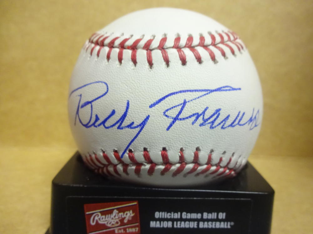 BILLY TRAVERS MILWAUKEE BREWERS SIGNED M.L. BASEBALL W/COA