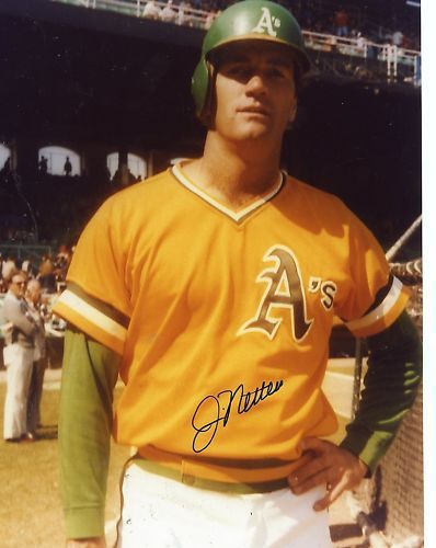 JIM NETTLES OAKLAND A'S SIGNED 8X10