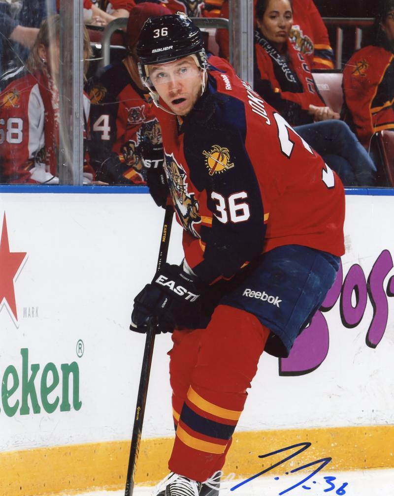 JUSSI JOKINEN FLORIDA PANTHERS SIGNED AUTOGRAPHED 8x10 PHOTO W/COA