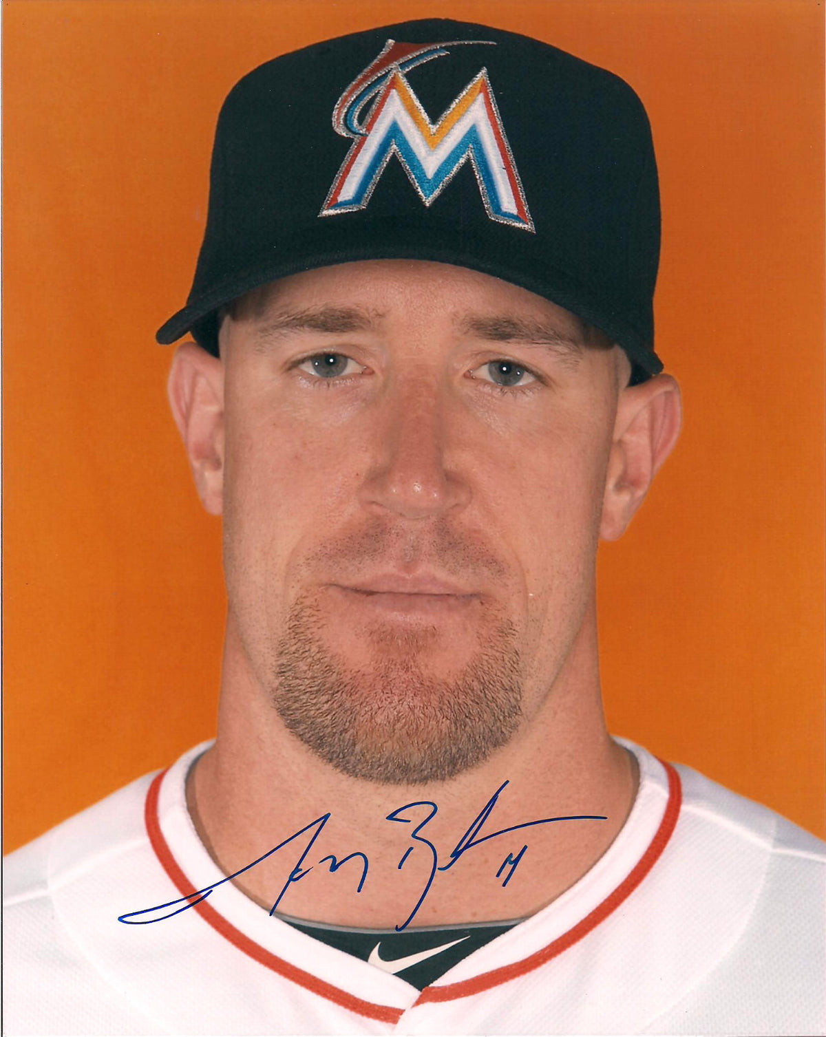 JOHN BUCK MIAMI MARLINS AUTOGRAPHED SIGNED 8X10 PHOTO W/COA