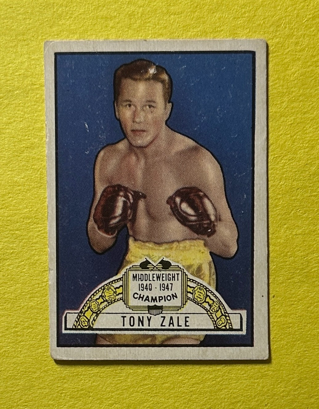 1951 TOPPS RINGSIDE TONY ZALE #30