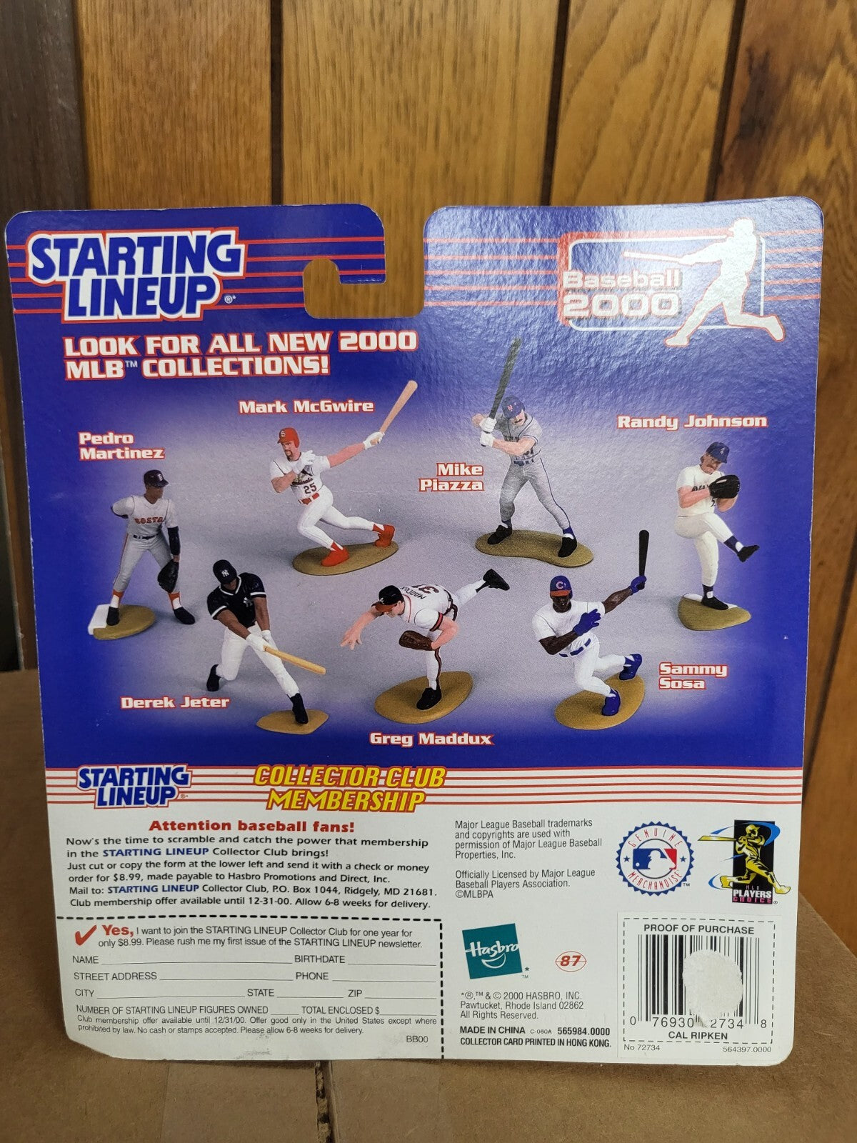 2000 STARTING LINEUP CAL RIPKEN JR ORIOLES BASEBALL FIGURE ORIGINAL BOX