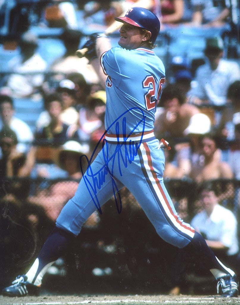 RUSTY STAUB TEXAS RANGERS SIGNED 8X10 PHOTO