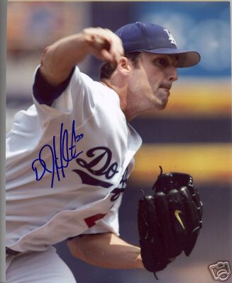 DJ HOULTON LOS ANGELES DODGERS SIGNED 8X10 PHOTO W/COA