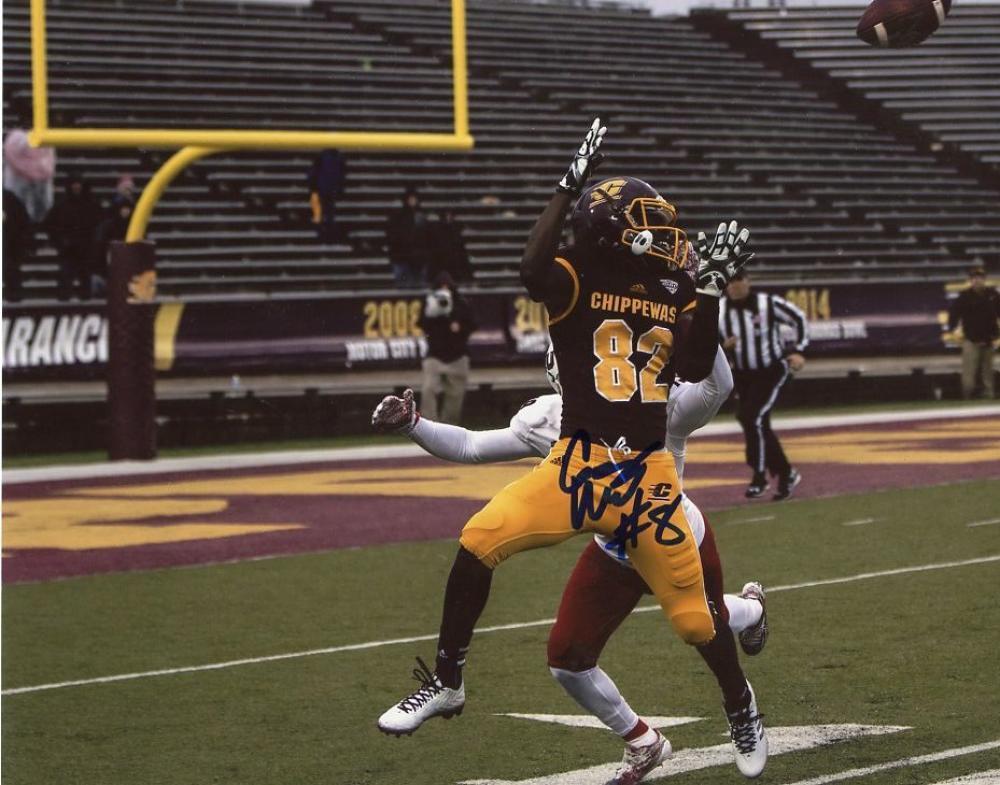 COREY WILLIS CENTRAL MICHIGAN CHIPPEWAS SIGNED AUTOGRAPHED 8X10 PHOTO W/COA